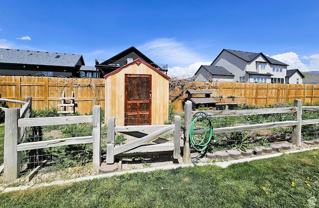 598 W 1620 S, Lehi, UT 84043 - view of shed featuring a fenced backyard