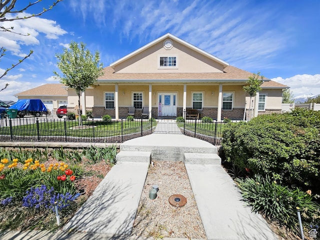 598 W 1620 S, Lehi, UT 84043 - view of front facade featuring stucco siding and covered porch