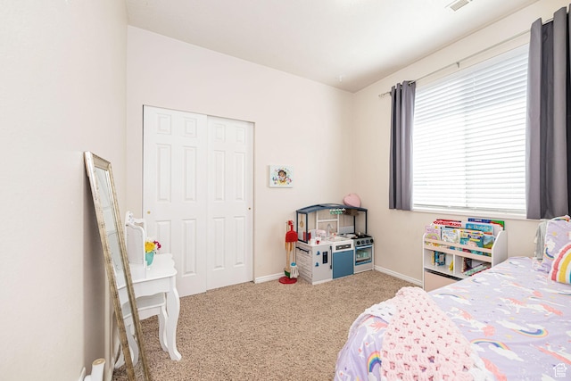 6709 S Empress Ln W, West Jordan, UT 84081 - carpeted bedroom featuring baseboards and a closet