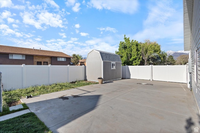 1295 N 190 E, Lehi, UT 84043 - view of patio / terrace featuring a storage shed, an outdoor structure, and a fenced backyard