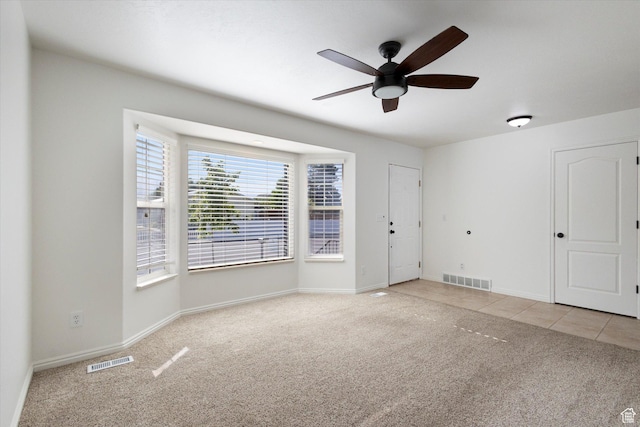 1295 N 190 E, Lehi, UT 84043 - spare room featuring light colored carpet and a ceiling fan