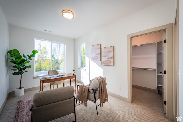 8093 S 615 E, Sandy, UT 84070 - office featuring a healthy amount of sunlight, visible vents, and light colored carpet