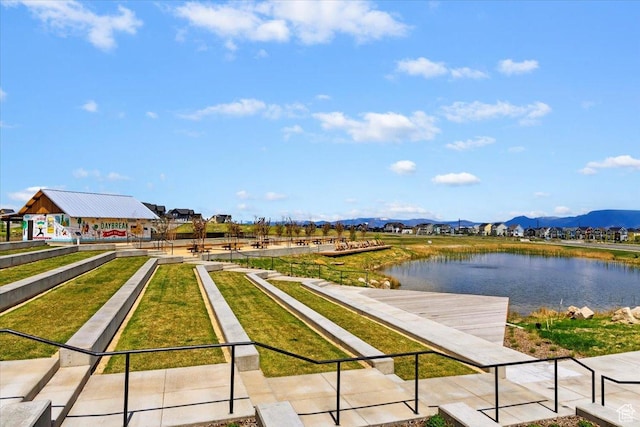 6216 W Birch Run Rd S, South Jordan, UT 84009 - exterior space featuring a water and mountain view
