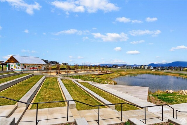 6216 W Birch Run Rd S, South Jordan, UT 84009 - exterior space featuring a water and mountain view