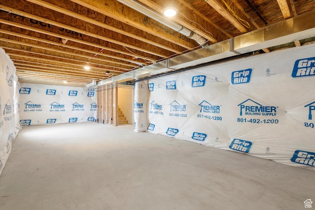 3461 S 3100 W Unit 175, West Haven, UT 84401 - unfinished below grade area with stairs