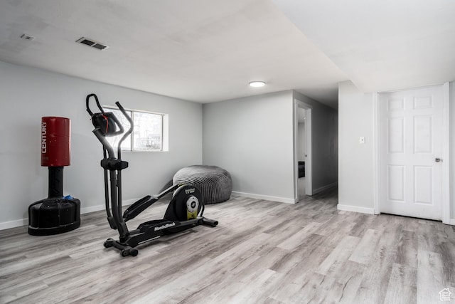 9745 S Tayside Dr W, South Jordan, UT 84009 - workout room featuring wood finished floors and baseboards