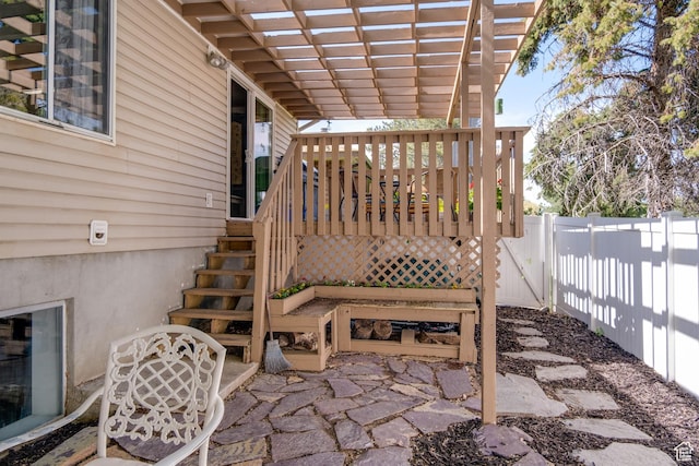 9745 S Tayside Dr W, South Jordan, UT 84009 - view of patio with a fenced backyard