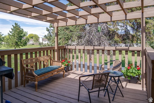 9745 S Tayside Dr W, South Jordan, UT 84009 - deck with a pergola