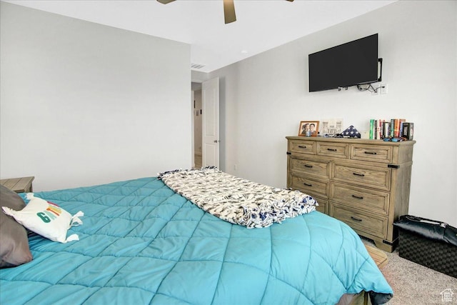 6264 W Antelope Flat Way S, Herriman, UT 84096 - bedroom featuring visible vents and ceiling fan