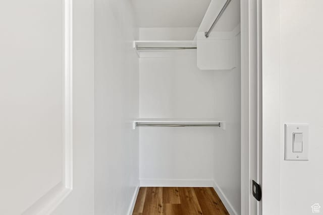 468 W Main St, Santaquin, UT 84655 - walk in closet featuring wood finished floors