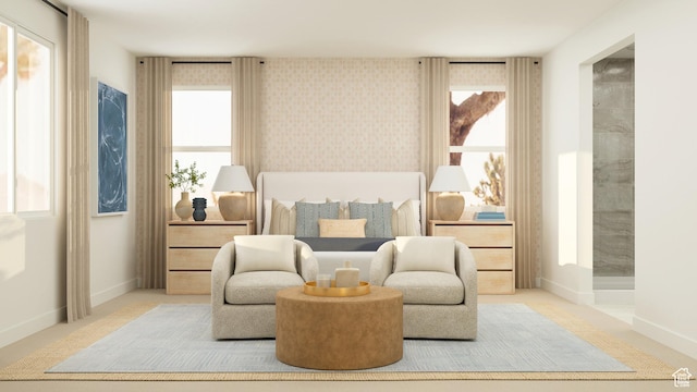 590 S Cecita Way, St George, UT 84770 - bedroom featuring baseboards and wallpapered walls