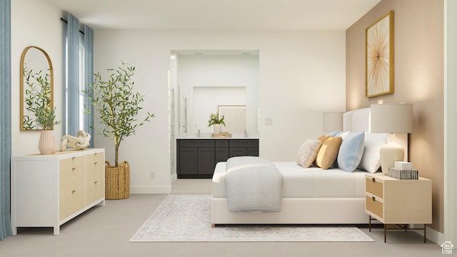 546 S Cecita Way, St George, UT 84770 - bedroom with ensuite bathroom and baseboards
