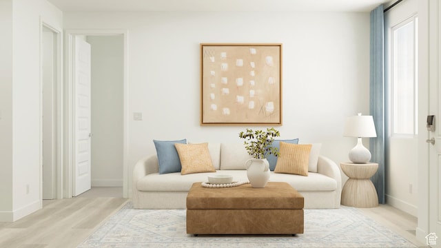 546 S Cecita Way, St George, UT 84770 - sitting room featuring baseboards and wood finished floors