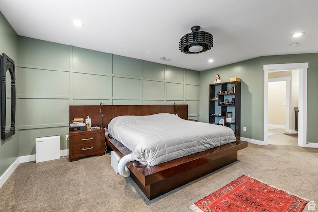 5764 Greenwich Cir, Stansbury Park, UT 84074 - carpeted bedroom with baseboards, recessed lighting, and visible vents