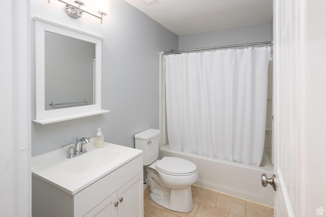 940 N 90 W, Santaquin, UT 84655 - full bath featuring vanity, shower / bathtub combination with curtain, and tile patterned floors