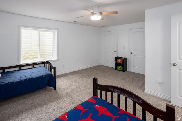 940 N 90 W, Santaquin, UT 84655 - bedroom with carpet and a ceiling fan