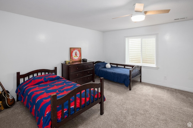 940 N 90 W, Santaquin, UT 84655 - carpeted bedroom featuring ceiling fan and baseboards