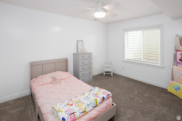 940 N 90 W, Santaquin, UT 84655 - carpeted bedroom featuring baseboards and a ceiling fan