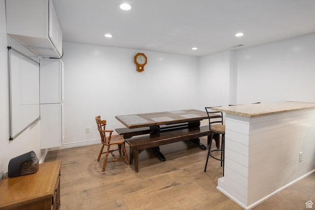 940 N 90 W, Santaquin, UT 84655 - dining room with light wood finished floors and recessed lighting