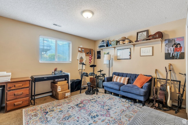 161 E 700 N Unit 10, Provo, UT 84606 - interior space with carpet, a textured ceiling, and visible vents