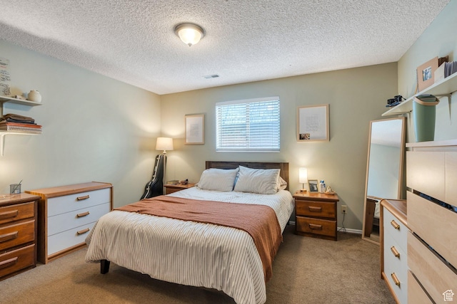 161 E 700 N Unit 10, Provo, UT 84606 - bedroom with carpet floors, a textured ceiling, and visible vents