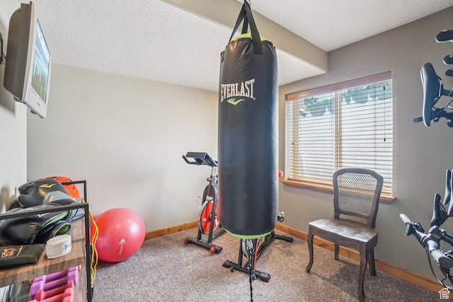 8030 N Springshire Dr, Park City, UT 84098 - exercise room with carpet floors and baseboards