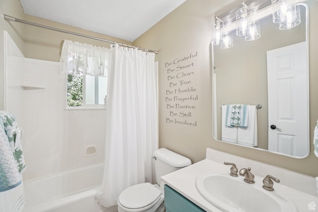 8030 N Springshire Dr, Park City, UT 84098 - bathroom with vanity and shower / bathtub combination with curtain