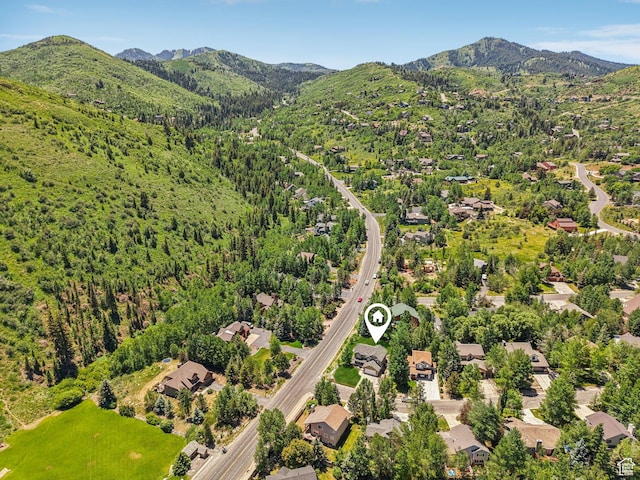 8030 N Springshire Dr, Park City, UT 84098 - bird's eye view of a mountainous background