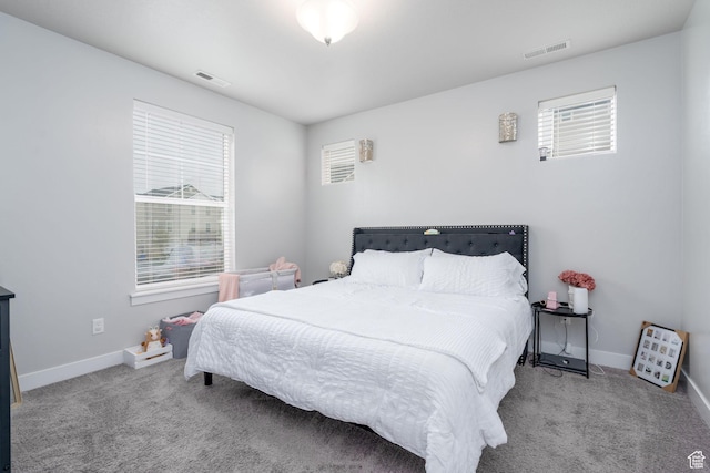 1809 W Terra Vista Ln Unit H101, Saratoga Springs, UT 84045 - carpeted bedroom with baseboards, visible vents, and multiple windows