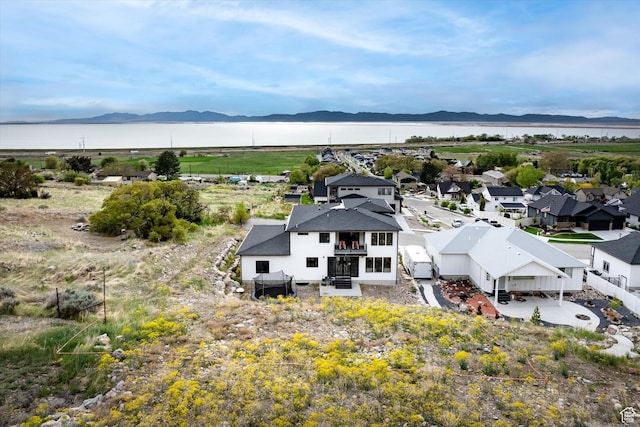833 S 260 E, Willard, UT 84340 - birds eye view of property featuring a water and mountain view and a residential view