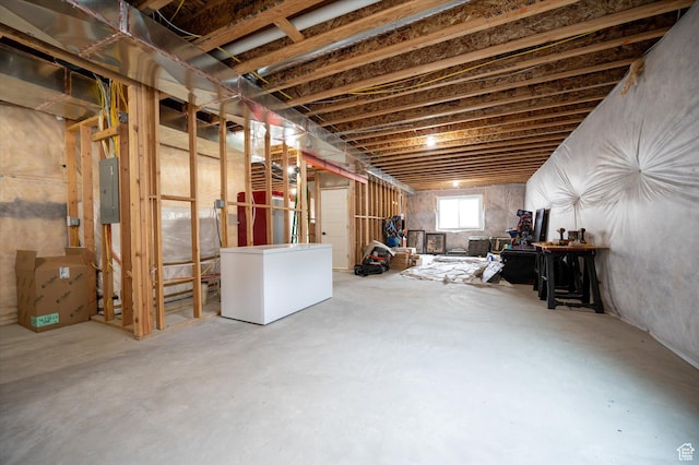 833 S 260 E, Willard, UT 84340 - basement featuring electric panel and refrigerator
