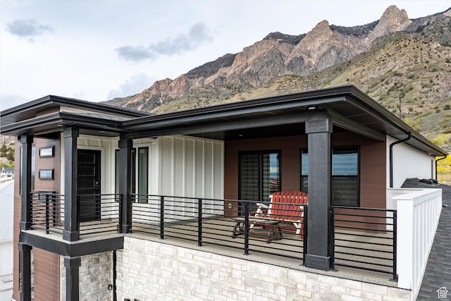 833 S 260 E, Willard, UT 84340 - exterior space with a mountain view, board and batten siding, and stone siding