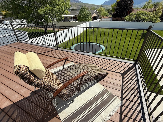 1170 N Main St, Orem, UT 84057 - wooden deck with a mountain view