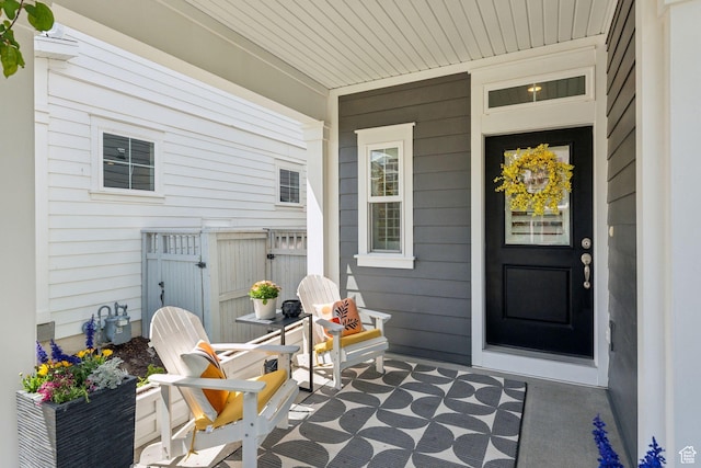 5346 W Canary Grass Way S, South Jordan, UT 84009 - view of exterior entry featuring covered porch