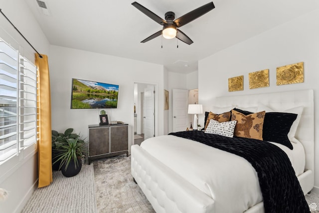 5346 W Canary Grass Way S, South Jordan, UT 84009 - bedroom with baseboards and a ceiling fan