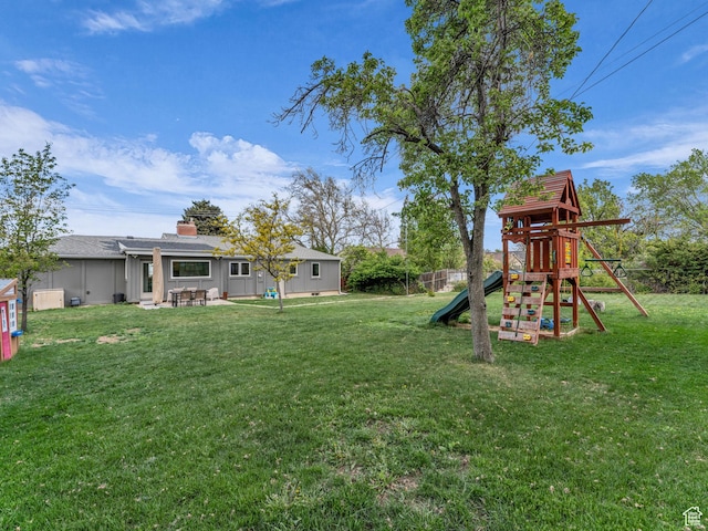 3133 S 2700 E, Millcreek, UT 84109 - view of yard with a playground and fence