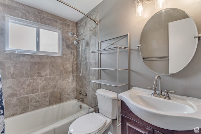 8729 S 3720 W, West Jordan, UT 84088 - bathroom with vanity, toilet, and shower / bath combo with shower curtain