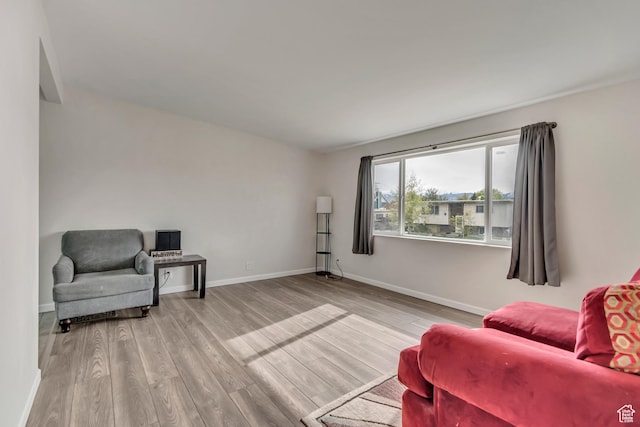 8729 S 3720 W, West Jordan, UT 84088 - living area featuring baseboards and wood finished floors