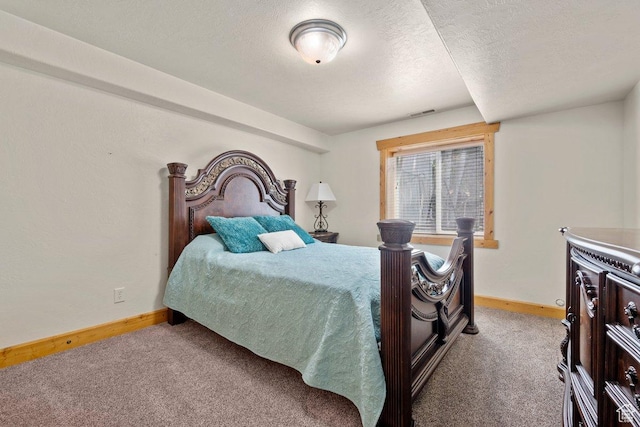 288 S Hillside Dr E, Elk Ridge, UT 84651 - carpeted bedroom with baseboards and a textured ceiling
