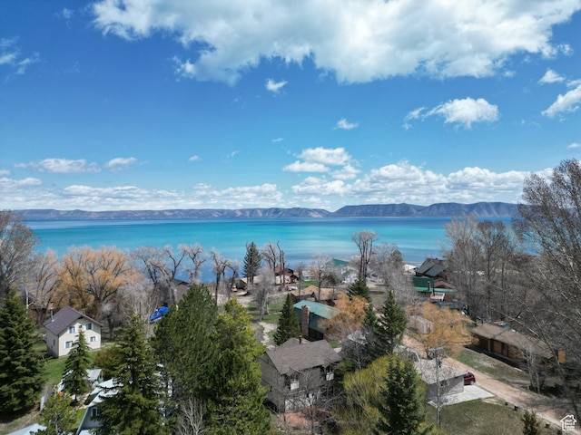 2160 N 730th St W, Garden City, UT 84028 - bird's eye view featuring a water and mountain view