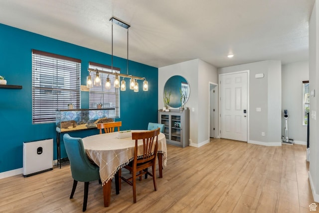 11619 S Silver Pond Dr W, South Jordan, UT 84009 - dining area featuring baseboards, recessed lighting, and light wood-style flooring