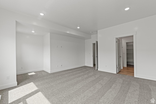 3372 S 1010 W, Nibley, UT 84321 - unfurnished bedroom with carpet floors, baseboards, and recessed lighting
