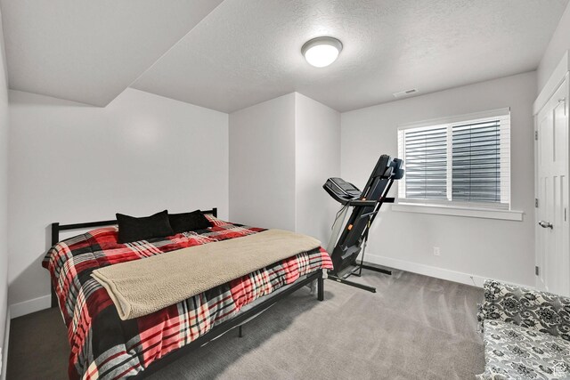 2515 W 3375 S, West Haven, UT 84401 - carpeted bedroom featuring baseboards, a textured ceiling, and visible vents