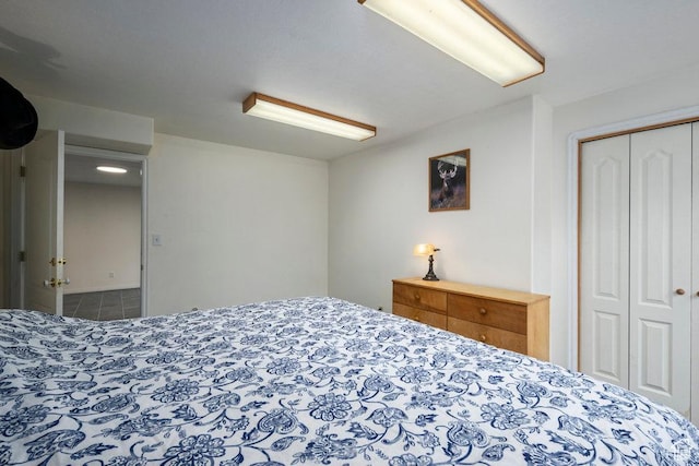 4851 E Lake Creek Rd, Heber City, UT 84032 - tiled bedroom featuring a closet
