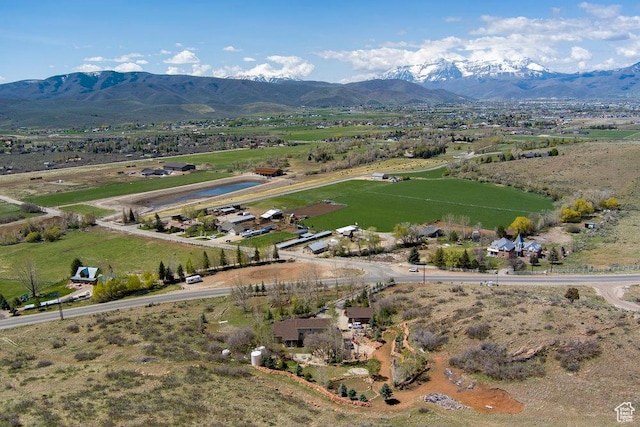 4851 E Lake Creek Rd, Heber City, UT 84032 - bird's eye view featuring a mountain view