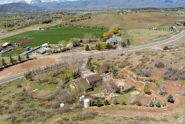 4851 E Lake Creek Rd, Heber City, UT 84032 - aerial view with a mountain view and a rural view