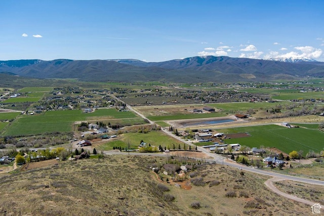 4851 E Lake Creek Rd, Heber City, UT 84032 - bird's eye view with a mountain view and a rural view