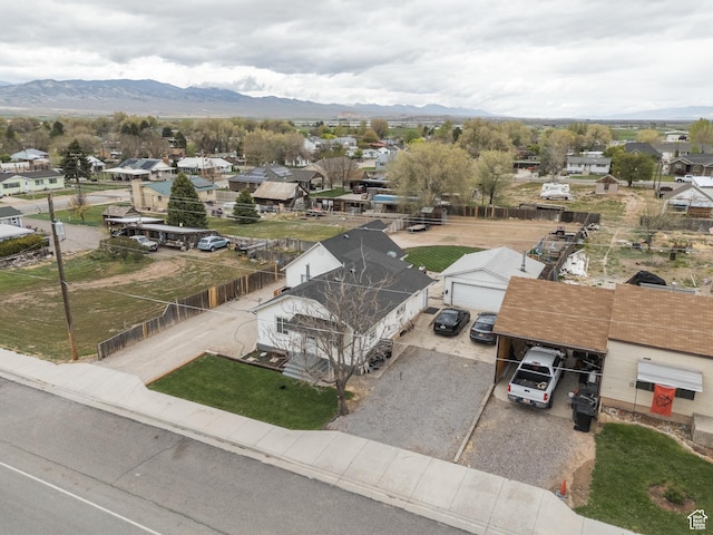 463 E Main St, Salina, UT 84654 - bird's eye view with a residential view and a mountain view