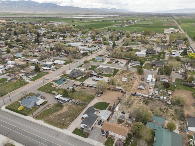 463 E Main St, Salina, UT 84654 - birds eye view of property featuring a mountain view and a residential view