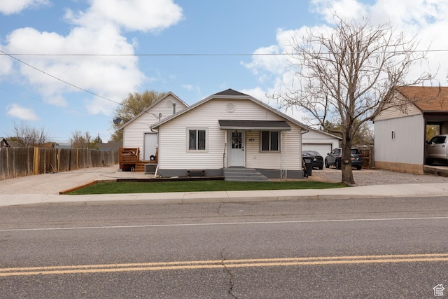 463 E Main St, Salina, UT 84654 - bungalow-style house with fence, an outdoor structure, and crawl space